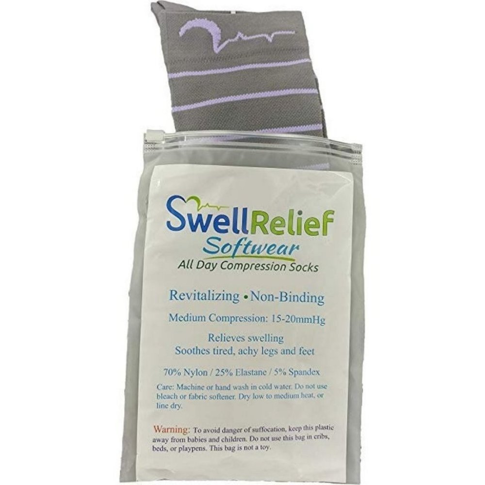 2 Pair Extra Soft Premium Quality Compression Sock - image 2